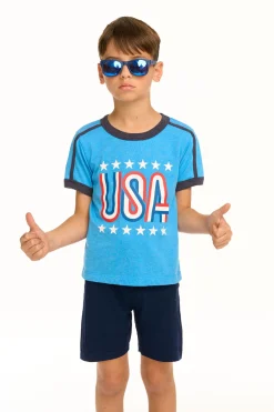 Kids/BOY Chaser Brand USA Recycled Vintage Jersey Tee