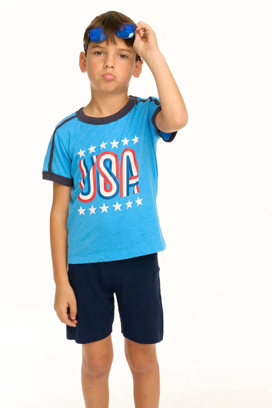 Kids/BOY Chaser Brand USA Recycled Vintage Jersey Tee