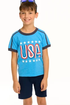 Kids/BOY Chaser Brand USA Recycled Vintage Jersey Tee