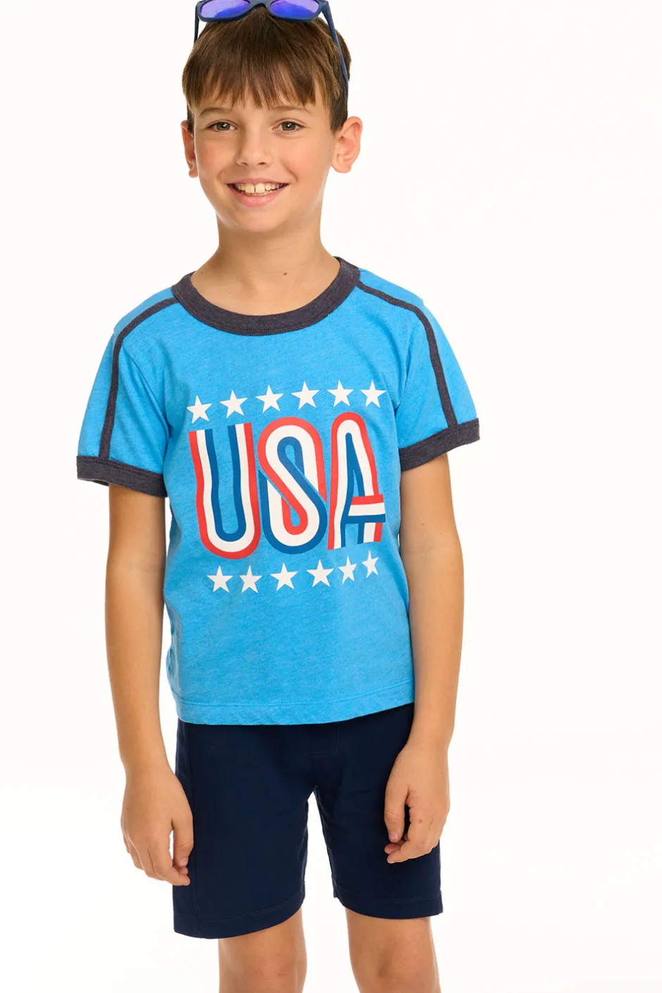 Kids/BOY Chaser Brand USA Recycled Vintage Jersey Tee