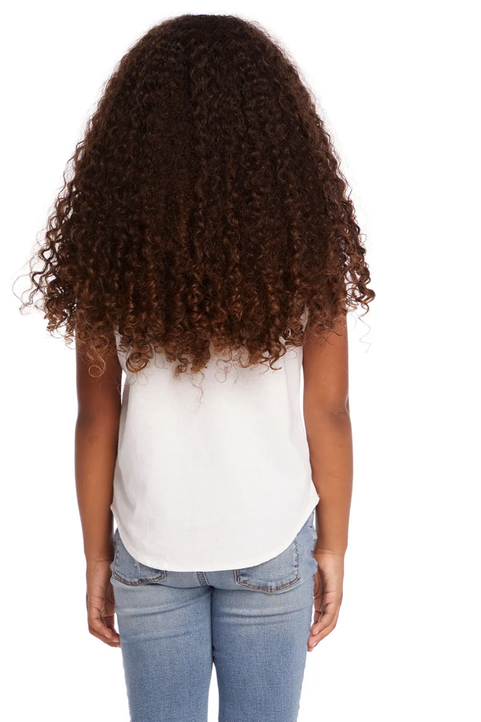 Kids Chaser Brand Vacay Vibes Girls Vintage Jersey Shirttail Muscle