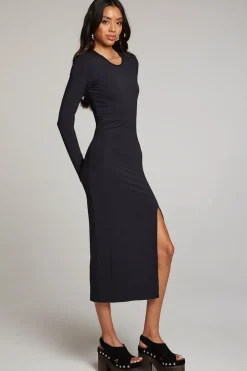 Women Chaser Brand Vedaa Licorice Midi Dress