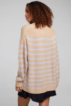 Women Chaser Brand Vibe Fairfax Stripe Cardigan
