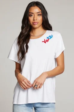 Women Chaser Brand Vote Tee