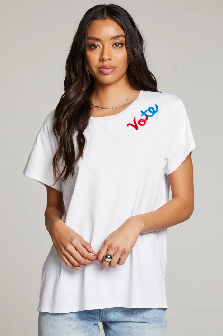 Women Chaser Brand Vote Tee