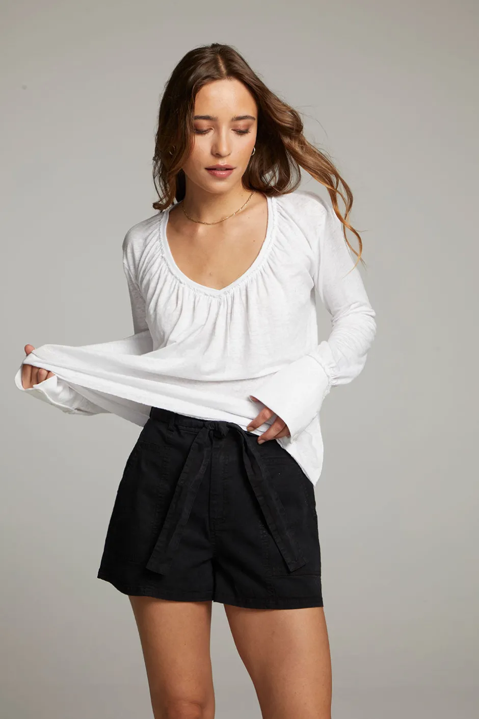 Women Chaser Brand Warren White Blouse
