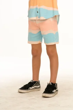 Kids/BOY Chaser Brand Welt Wavy Stripe Pocket Shorts