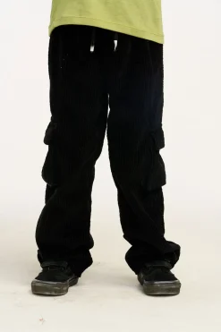 Kids/BOY Chaser Brand Wes Raven Black Corduroy Cargo Pants