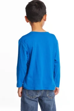 Kids/BOY Chaser Brand Whats Poppin' Boys Long Sleeve Crew Neck Tee