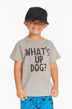 Kids/BOY Chaser Brand What's Up Dog Boys Crew Neck Tee