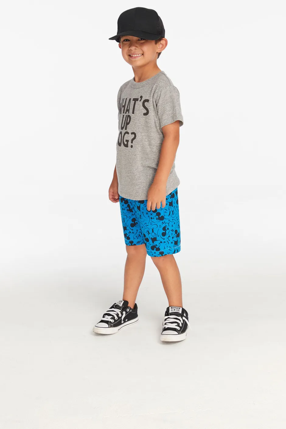 Kids/BOY Chaser Brand What's Up Dog Boys Crew Neck Tee
