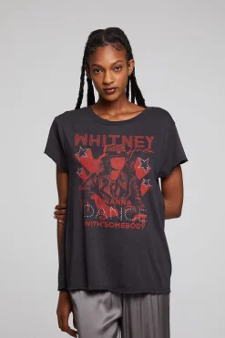 Women Chaser Brand Whitney Houston I Wanna Dance With Somebody Tee