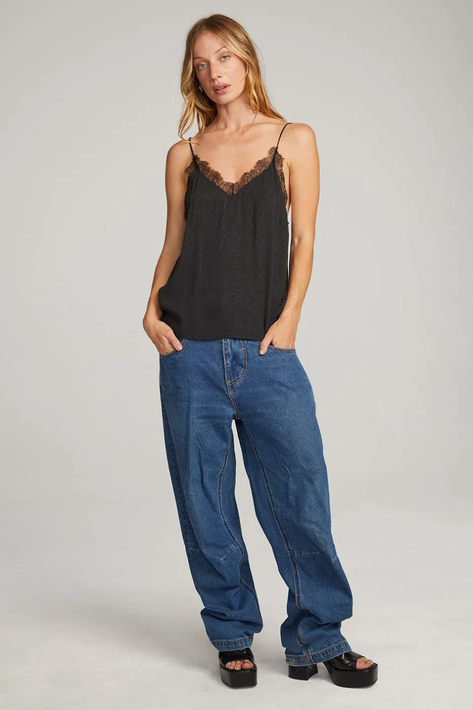 Women Chaser Brand Wilder Licorice Tank