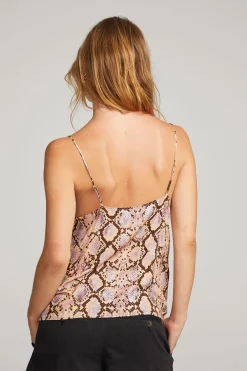 Women Chaser Brand Wilder Python Print Tank