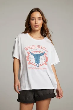 Women Chaser Brand Willie Nelson American Legend Tee