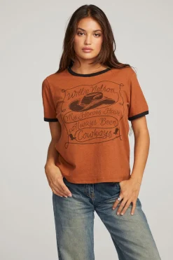 Women Chaser Brand Willie Nelson Cowboys Tee