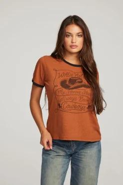 Women Chaser Brand Willie Nelson Cowboys Tee
