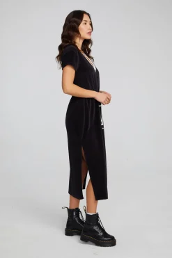 Women Chaser Brand Woods Shadow Black Dress
