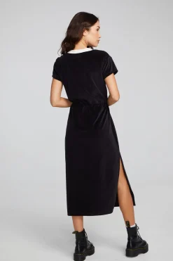Women Chaser Brand Woods Shadow Black Dress