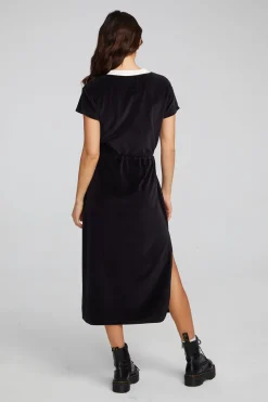 Women Chaser Brand Woods Shadow Black Dress