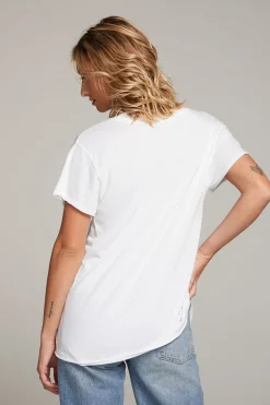 Women Chaser Brand Woodstock Peace Love Music Tee