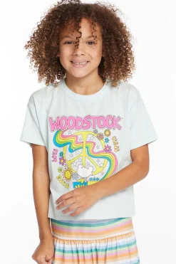 Women/Kids Chaser Brand Woodstock Peace Sign Girls Tee