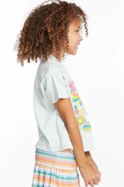 Women/Kids Chaser Brand Woodstock Peace Sign Girls Tee