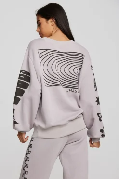 Women Chaser Brand World Icons Pullover