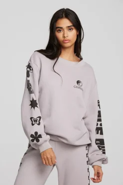 Women Chaser Brand World Icons Pullover
