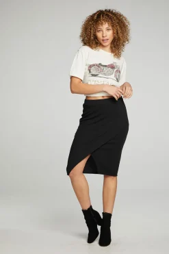 Women Chaser Brand Wrap Front Pencil Skirt