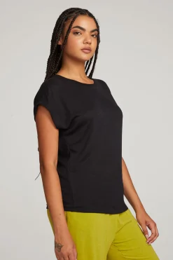 Women Chaser Brand Wylie Licorice Tee
