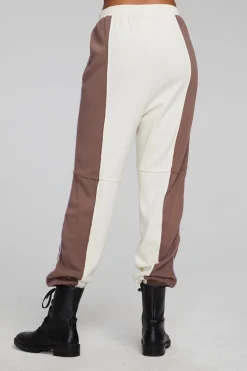 Women Chaser Brand Yale Deep Taupe And Almond Jogger