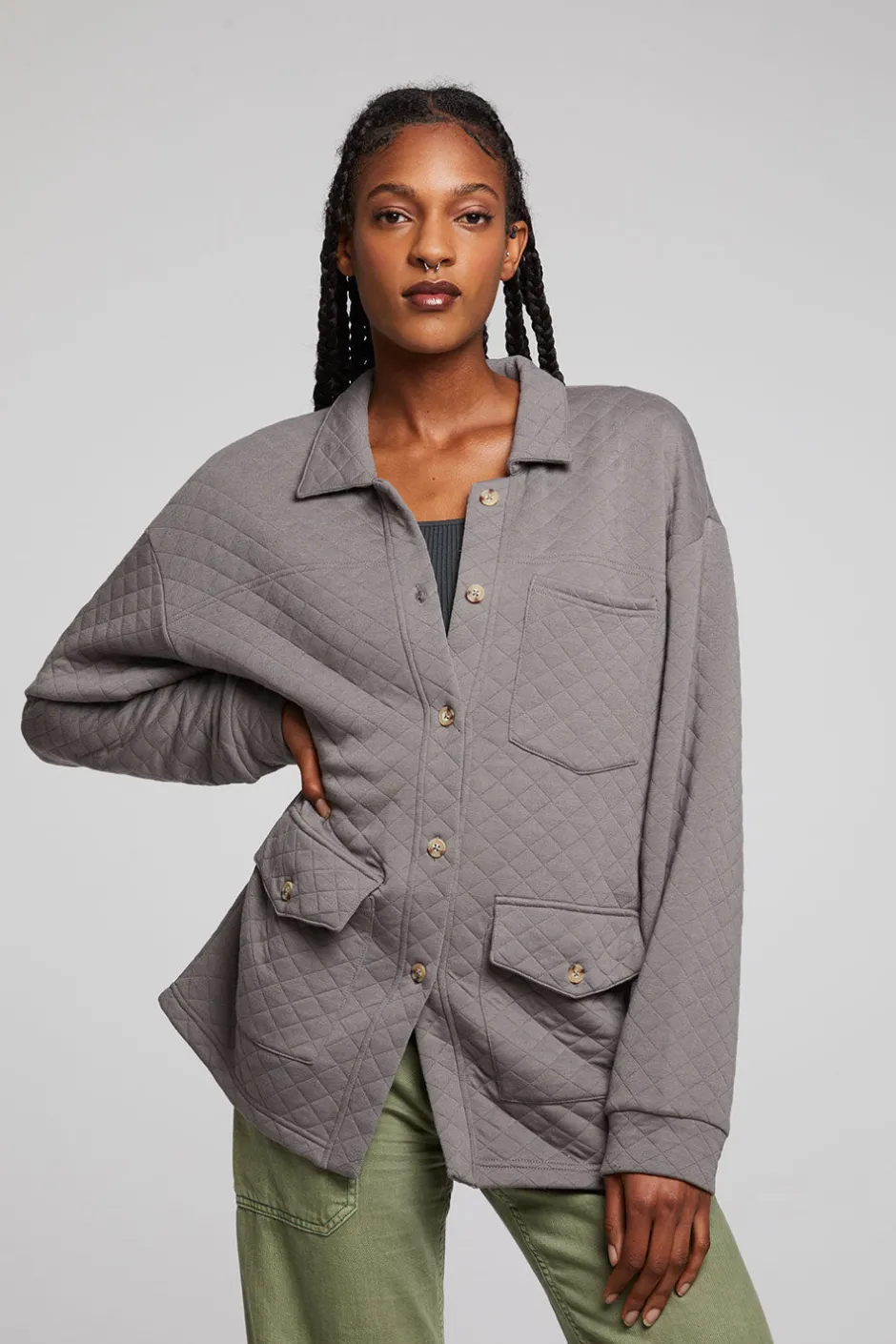 Women Chaser Brand Yoko Foggy City Jacket