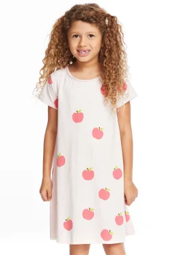 Kids Chaser Brand Yummy Apples Girls Shirt Dress