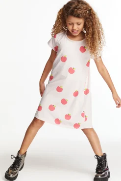 Kids Chaser Brand Yummy Apples Girls Shirt Dress
