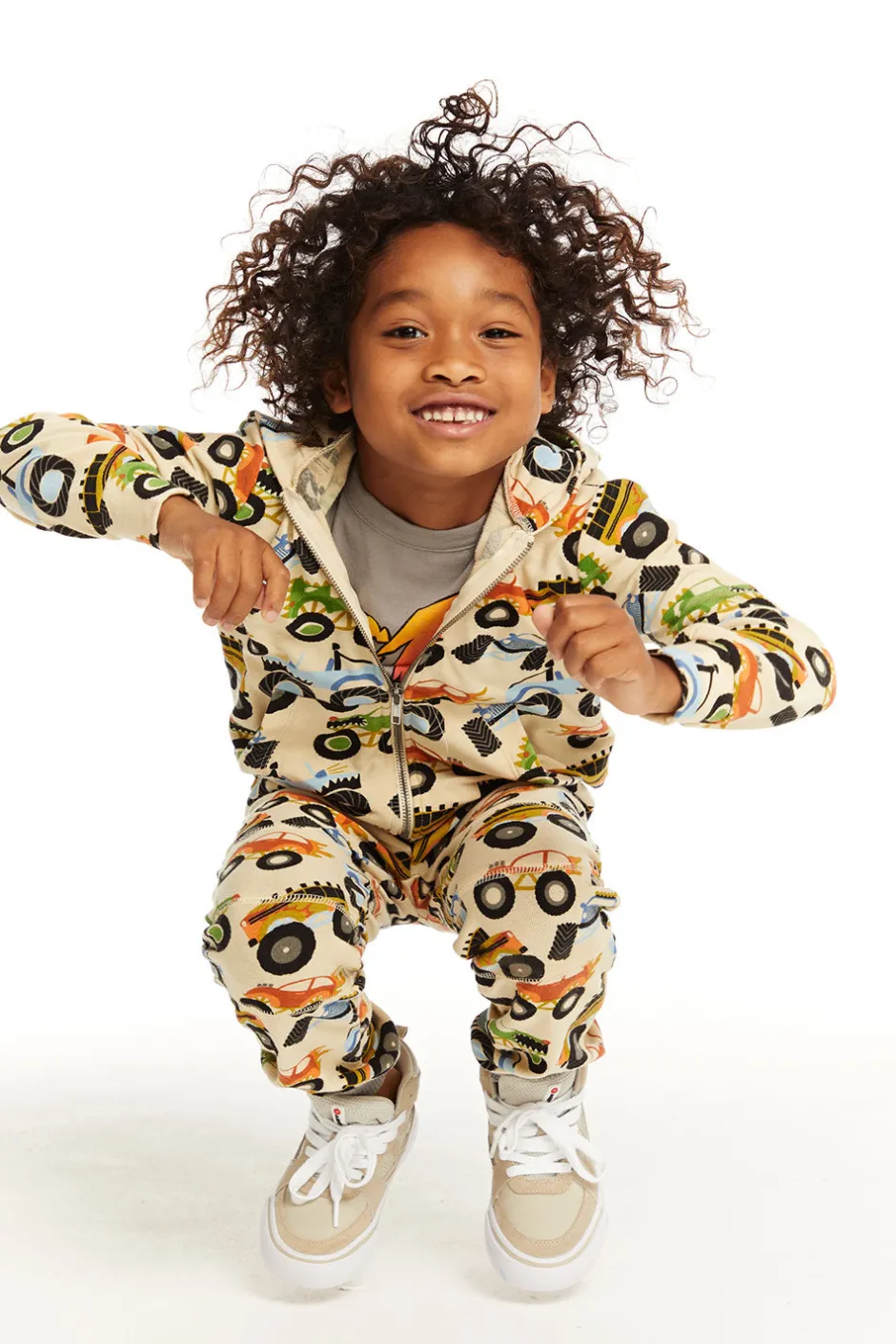 Kids/BOY Chaser Brand Zip Up Monster Truck Hoodiee