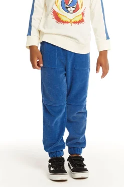 Kids/BOY Chaser Brand Zipper Leg Peacock Blue Jogger