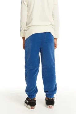 Kids/BOY Chaser Brand Zipper Leg Peacock Blue Jogger