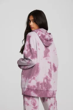 Women Chaser Brand Zuma Cotton Terry Zip Up Hoodie