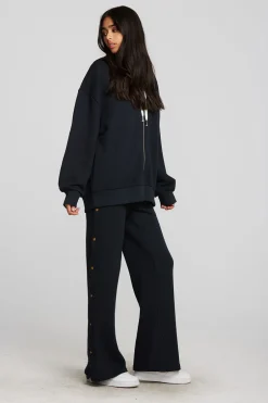 Women Chaser Brand Zuma Cotton Terry Zip Up Hoodie