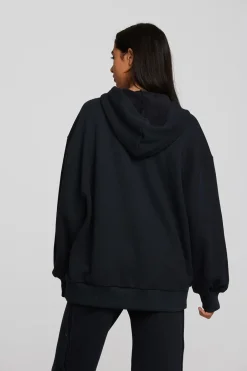 Women Chaser Brand Zuma Cotton Terry Zip Up Hoodie